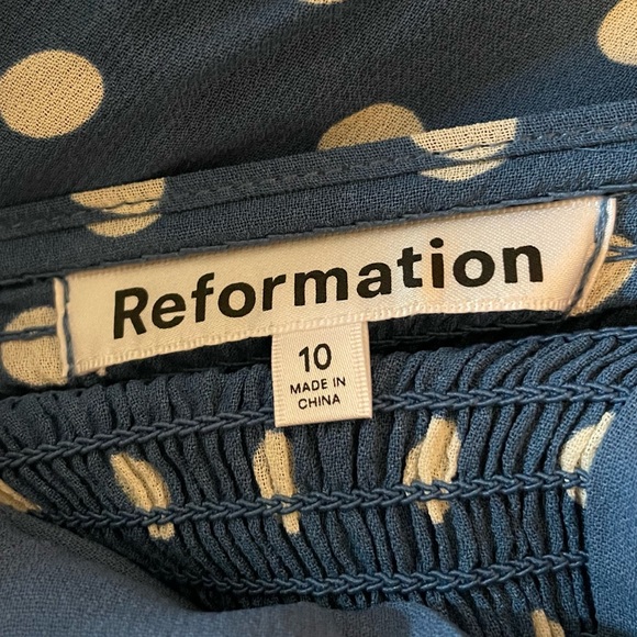 Reformation juliett dress Lazuli authentic - Picture 13 of 13